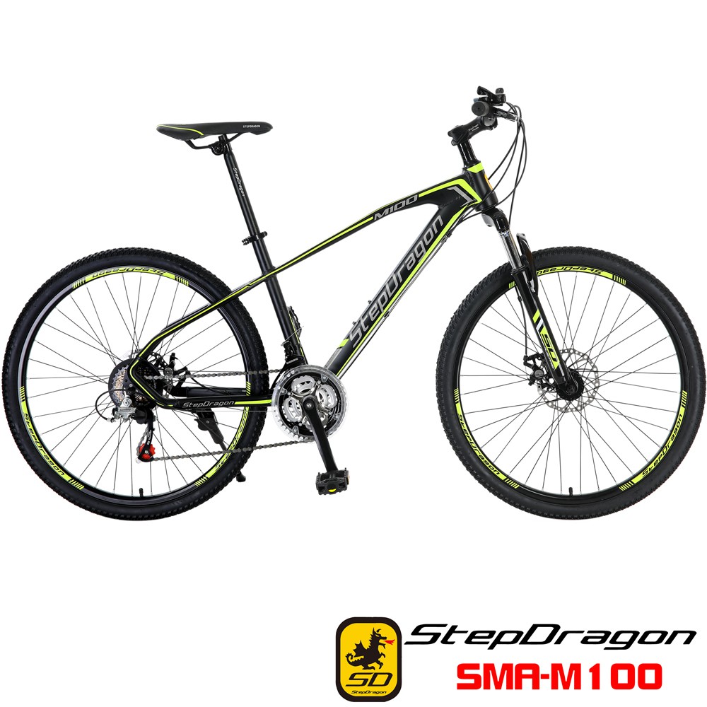 【StepDragon】SMA-M100 鋁合金碟煞 搭配 SHIMANO 21速 登山車