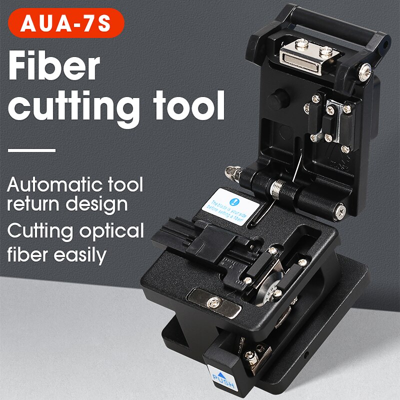 高精度光纖切割機AUA-7S冷接觸專用金屬光纖切割機光纖切割刀