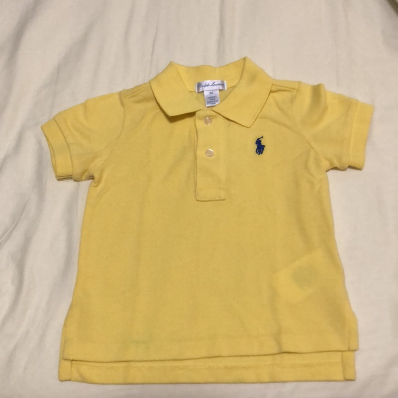 Ralph Lauren 9M 黃色Polo衫