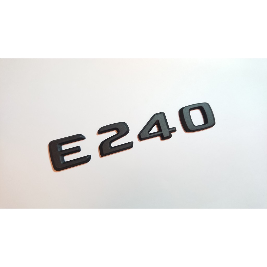 圓夢工廠 BENZ 賓士 W210 W211 96~09 E240 後車箱板金 消光黑 改裝字貼字標logo同原廠款式