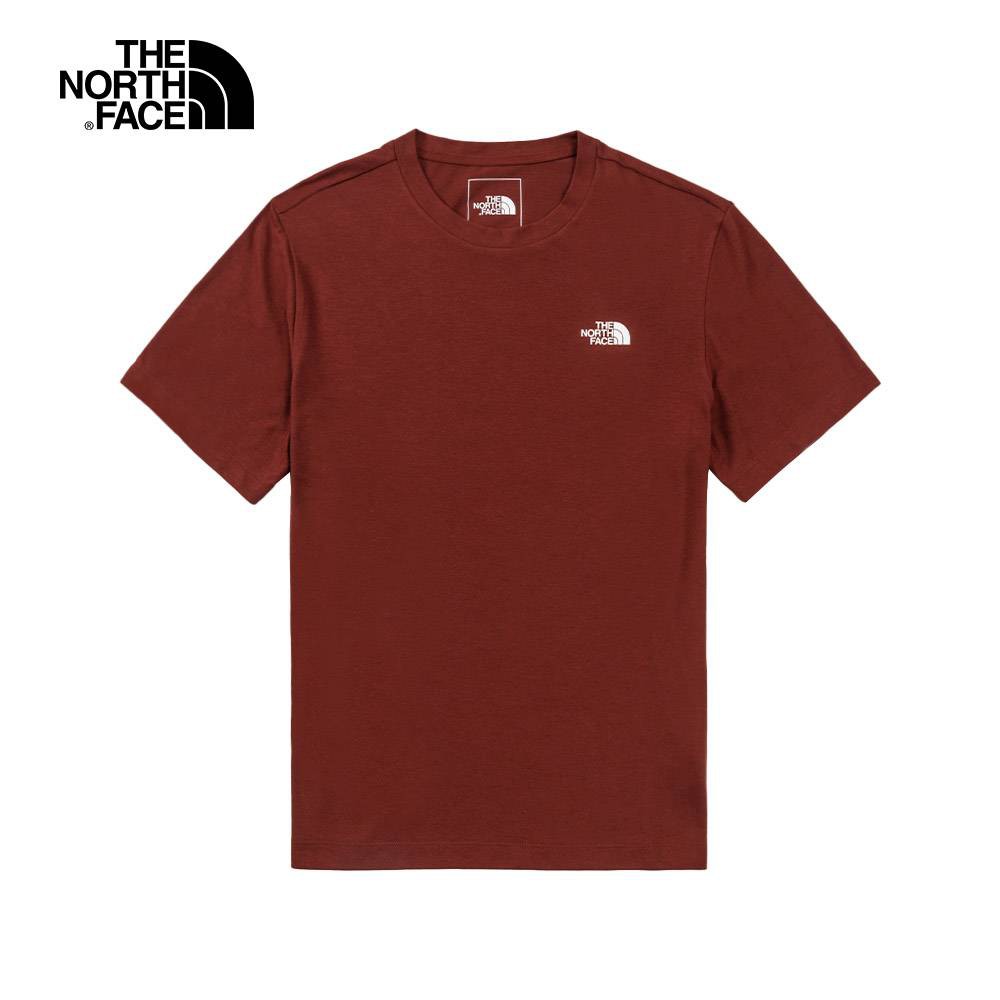 The North Face FOUNDATION 男 吸濕排汗圓領短袖T恤 紅 NF0A4UAMBDQ