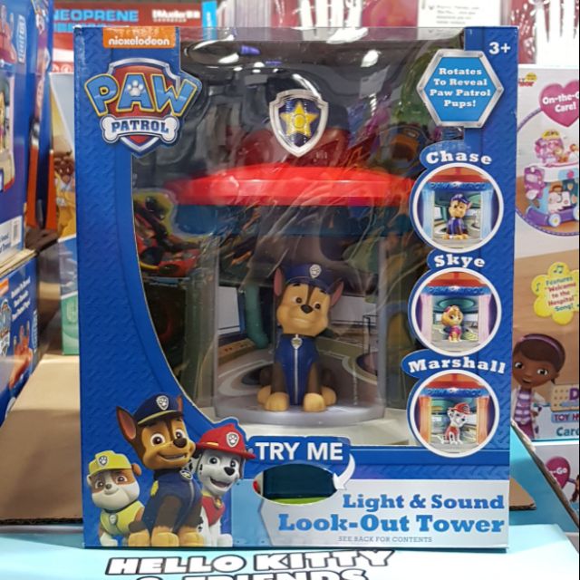 paw patrol light and sound lookout tower costco