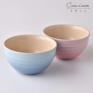 Le Creuset 韓式飯碗 餐碗 湯碗 陶瓷碗 碗公 2入 糖果粉/海岸藍