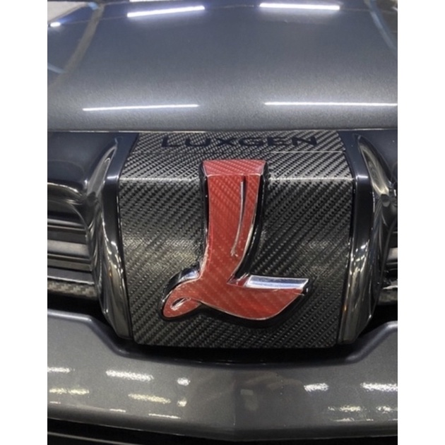🎉LUXGEN納智捷 5D卡夢 碳纖維標誌貼URX/ECOU6/GT/GT220 /U7/M7 /S5藍 黑 紅款