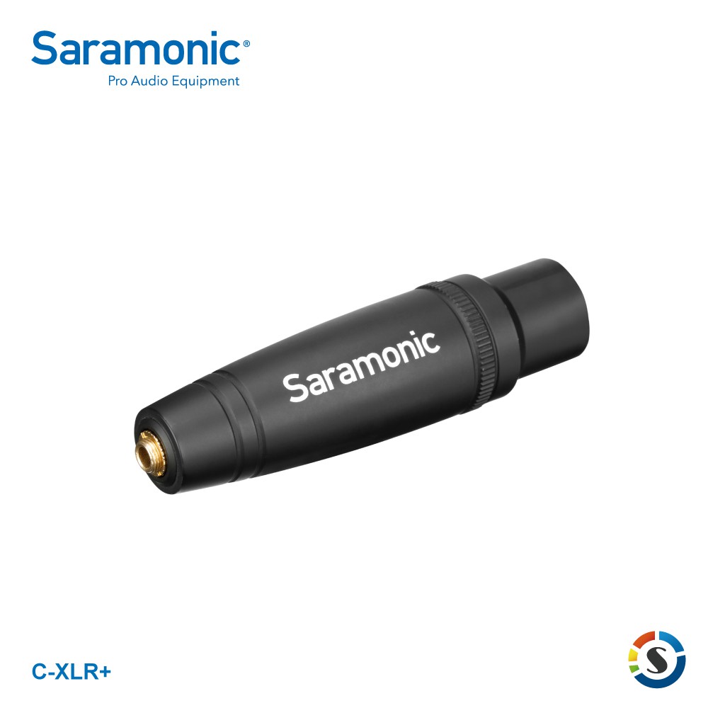 Saramonic楓笛 C-XLR+ 音源轉接頭(3.5mm轉XLR)
