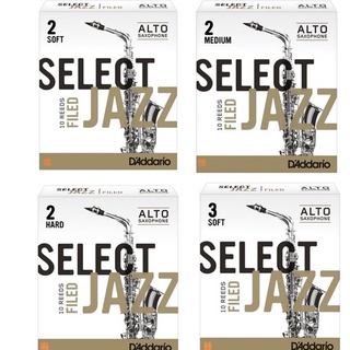 【偉博樂器】RICO Select Jazz 中音薩克斯風竹片 簧片 DAddario 爵士竹片 2S 2M 2H 3S