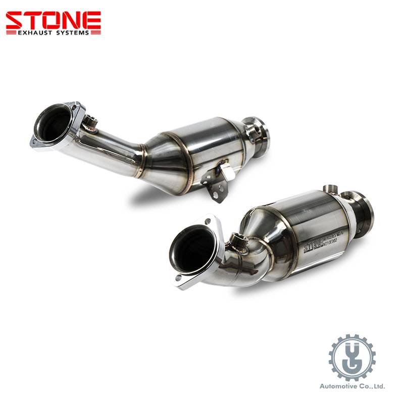 STONE巨石｜Benz AMG C43｜Eddy Catalytic Downpipe｜排氣管【YGAUTO】