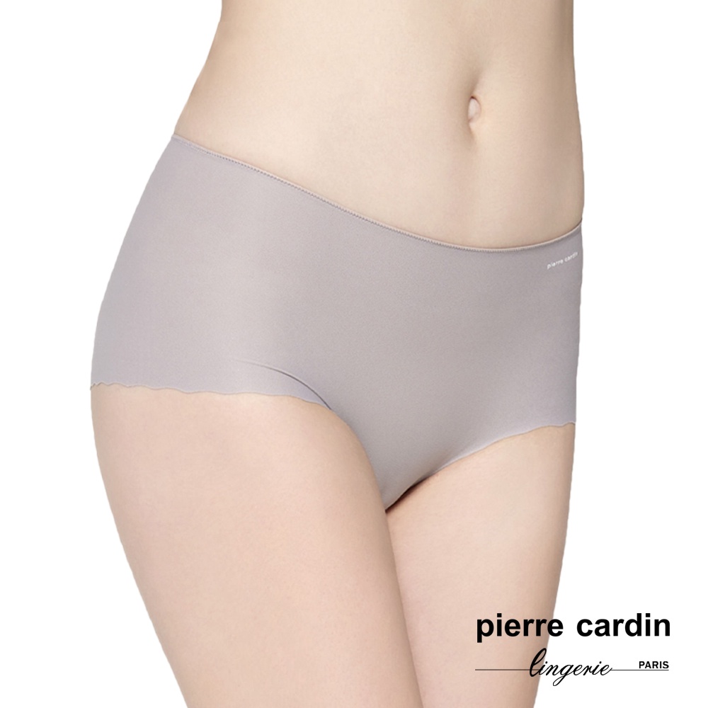 【pierre cardin 皮爾卡登女性內衣】中腰美臀包覆無痕隱形內褲(單件-GRY灰)-508-6719F