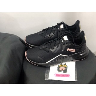OH SHOES PUMA Platinum Shimmer Wn’s 女 193772-03 粉黑 粉白 慢跑鞋