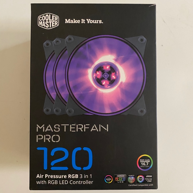 Cooler Master 酷碼 MasterFan Pro 120AB RGB風扇