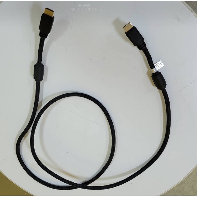Fujiei HDMI公 對 HDMI公 1.5米 1.4版編織線 鍍金頭 HDMI 螢幕線