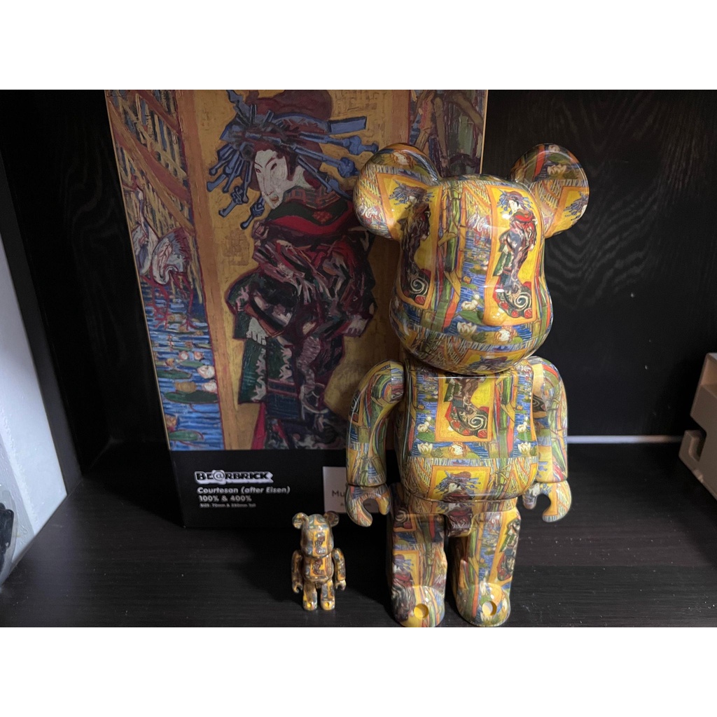 BE@RBRICK Van Gogh Museum Courtes梵谷 藝妓 400%+100%