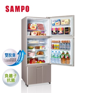 SAMPO聲寶 455L 一級能效經典系列變頻右開三門冰箱 SR-B46DV(R6) 含基本安裝