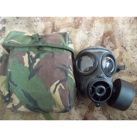 英軍 英國 sas 軍版 S10 防毒面具 帶濾毒罐 包