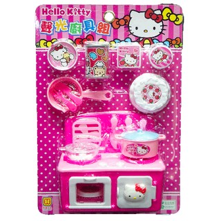 佳佳玩具 ------ 三麗鷗 正版授權 Hello Kitty KT 卡裝聲光廚具組 ST安全玩具【0511379】