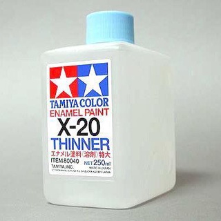 田宮 TAMIYA 80040 田宮法瑯漆/琺瑯漆溶劑 X-20 250ml <特大> 舊化/墨線液/擦拭
