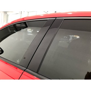 小馬汽車工坊 VW 福斯POLO CARBON/犀牛皮 BC柱飾板6件保護貼2018年→