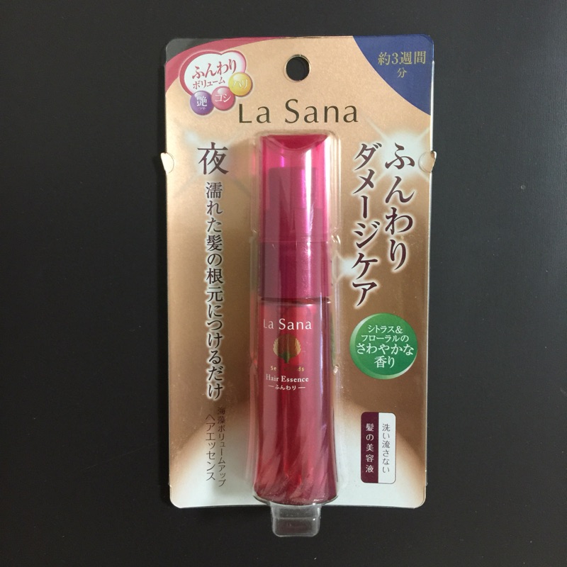 日本 La Sana 海藻護髮油 25ml，紅色 Aging Hair Care型