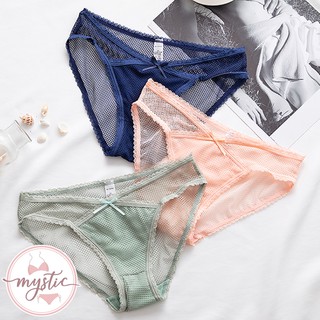 TING BRA 婷姐內衣❤現貨❤蕾絲網面低腰三角內褲(共5色)