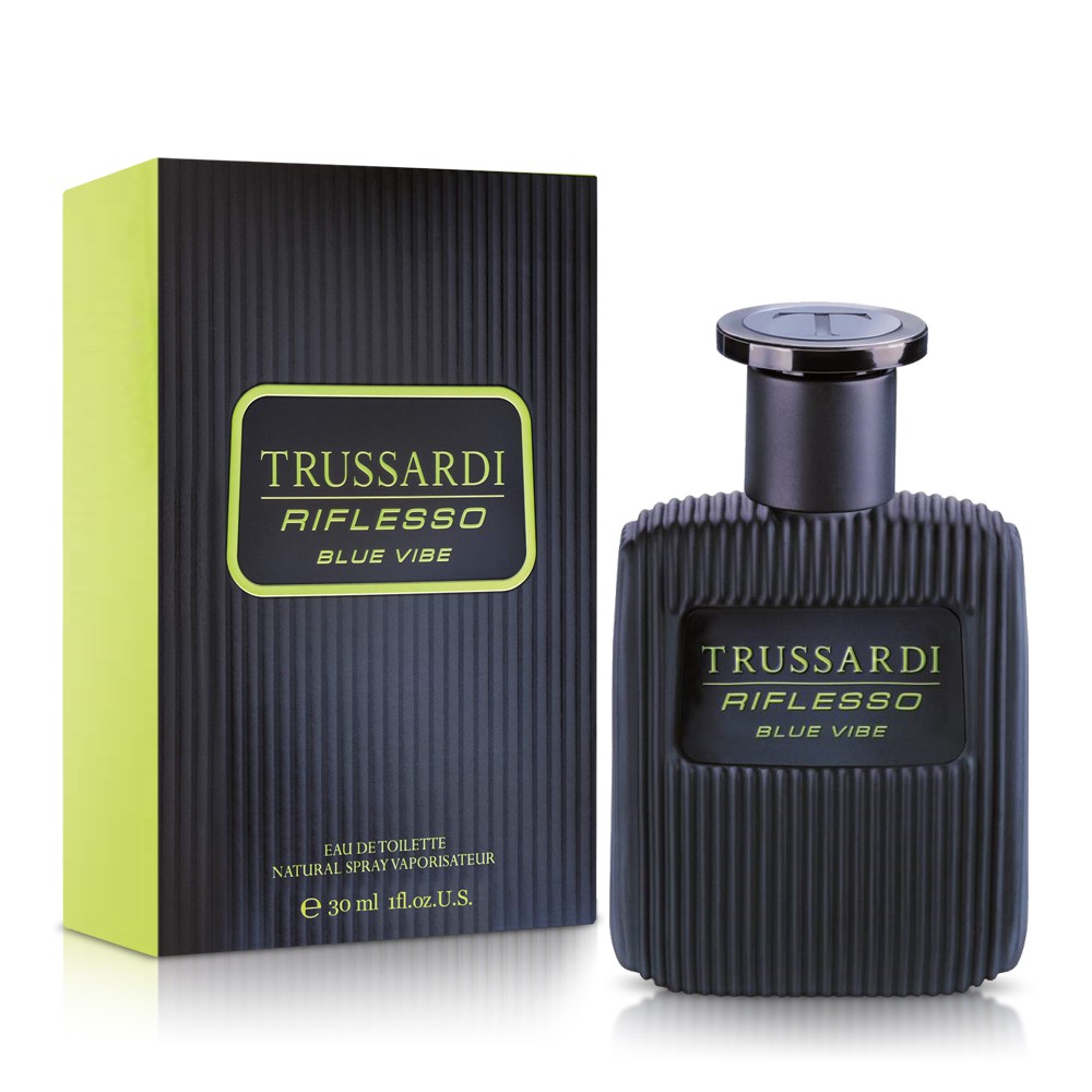 Trussardi 楚沙迪 BLUE  VIBE 藍色律動男性淡香水(30ml~50ml~100ml)