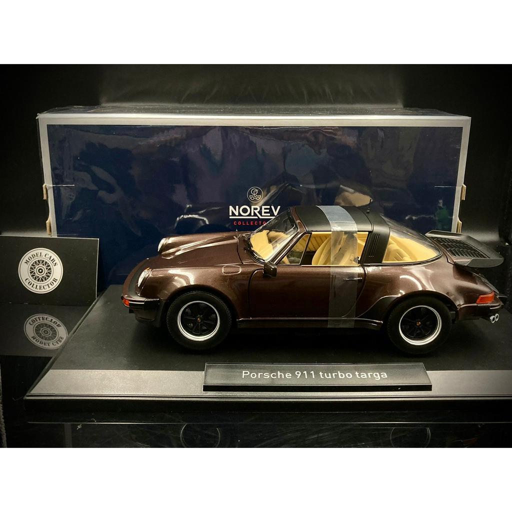 【收藏模人】Norev Porsche 911 Turbo 3.3 Targa 930 1987 1:18 1/18