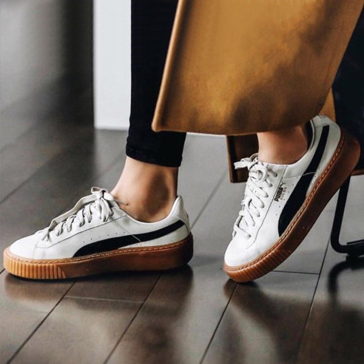 puma suede platform core