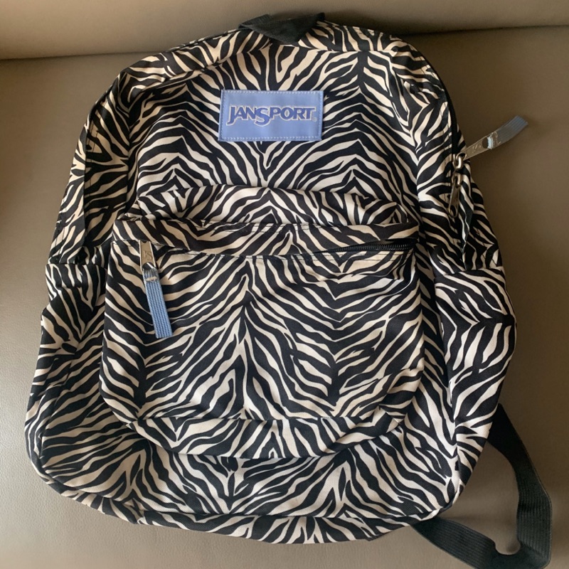 Jansport 斑馬紋後背包