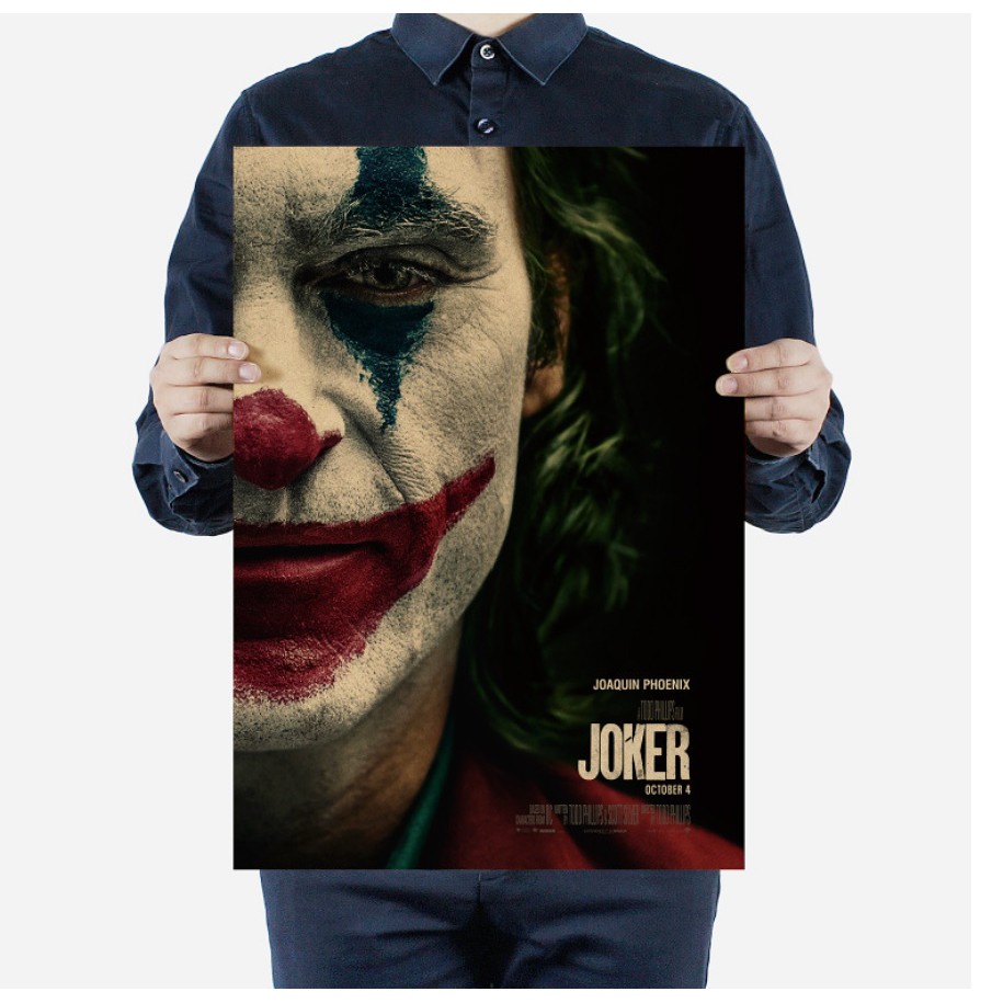 蝙蝠俠 小丑 JOKER 經典電影  懷舊復古 牛皮紙 海報 壁貼 1616