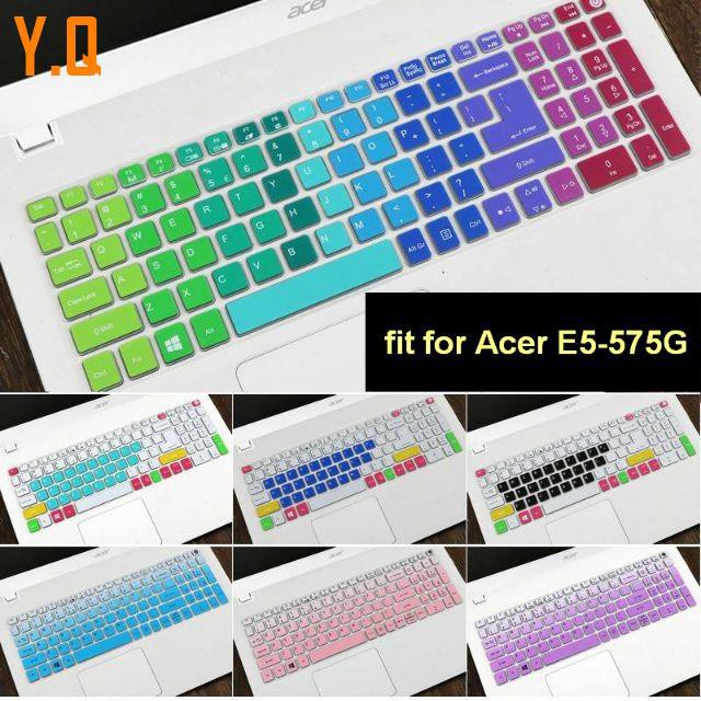 宏碁 D.f.15.6 英寸 Acer 矽膠鍵盤保護套適用於 Acer E5-575G-51SF A615 TMP251