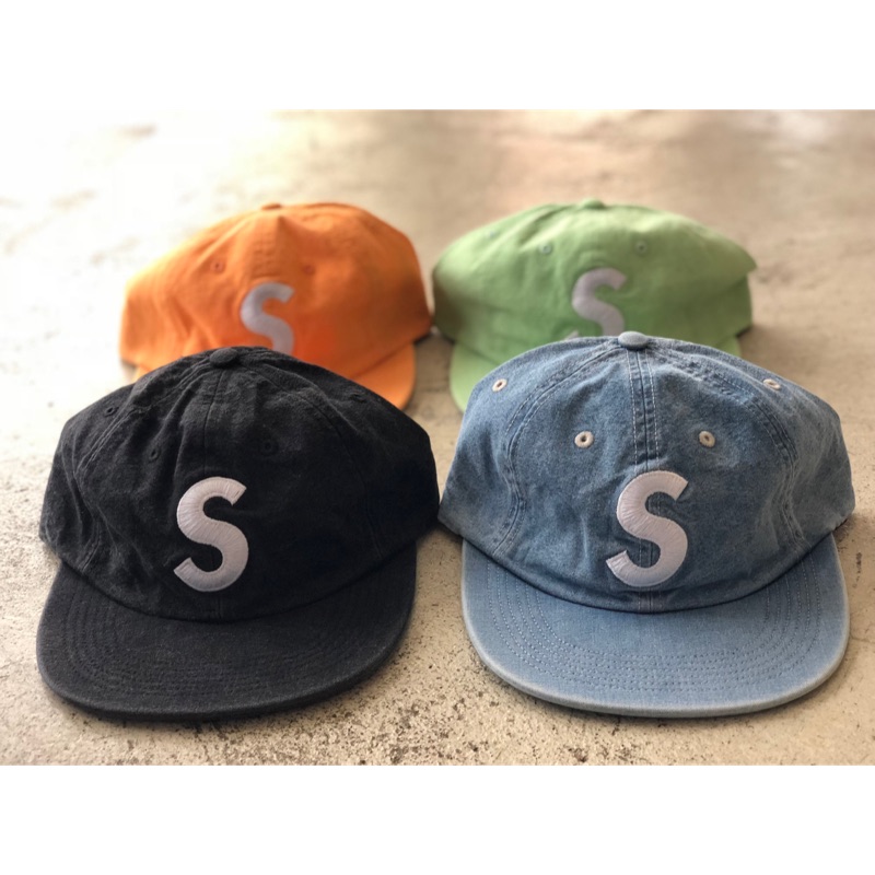 Supreme - Washed Chambray 6-Panel Logo S
