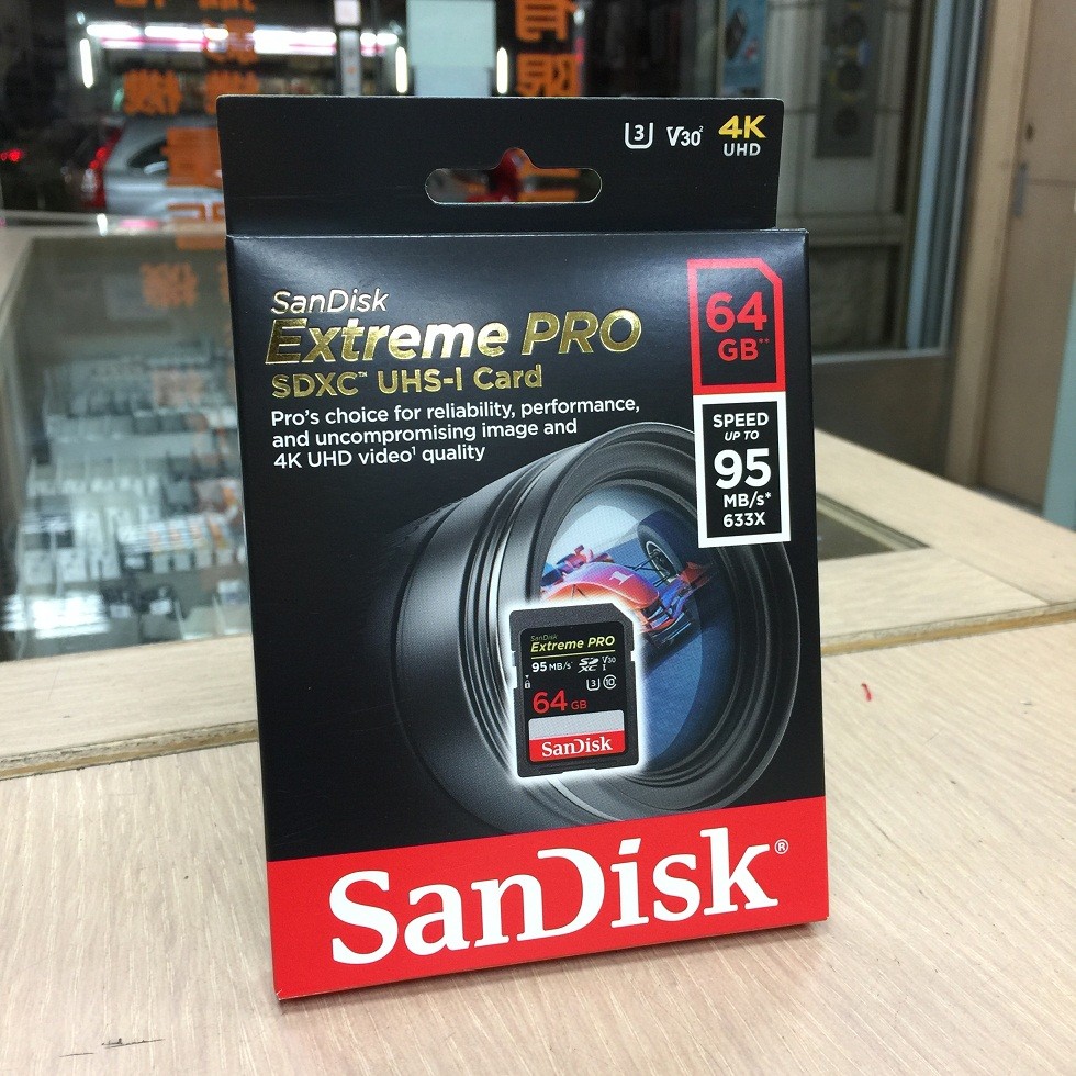 【華揚數位】【現貨】☆全新 SanDisk Extreme SD SDXC 64G 150MB V30 公司貨
