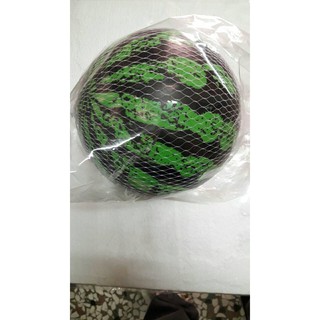 綠 西瓜球 塑膠球 彈力球 1粒裝直徑約17cm