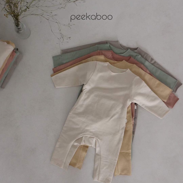 Peekaboo 早晨寶寶連身衣《現+預》｜寶寶衣服 嬰兒衣服 新生兒衣服 嬰兒帽子 韓國童裝
