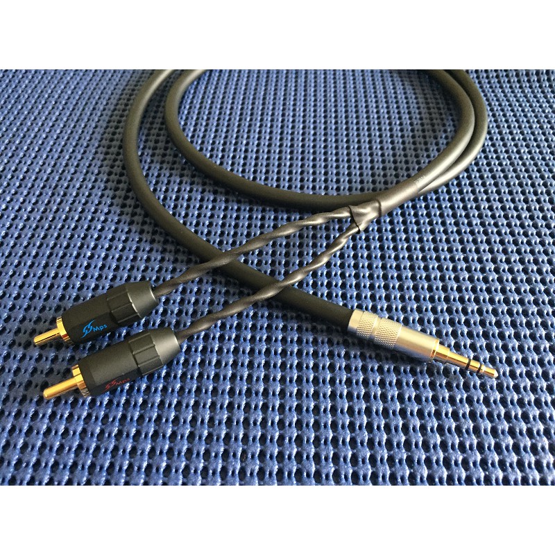 『有啥賣啥』Mogami 2534 3.5MM 轉 2RCA 音源輸入 音源線 OFC 無氧銅 全銅隔離網 三頻平衡