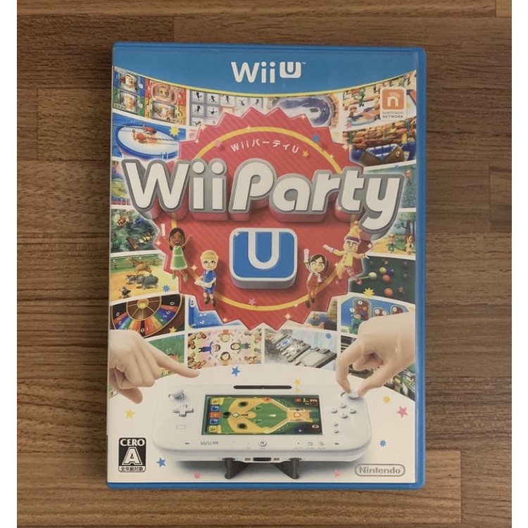Wiiu Wii U 派對u 正版遊戲片原版光碟partyu 派對遊戲任天堂二手片中古片 蝦皮購物