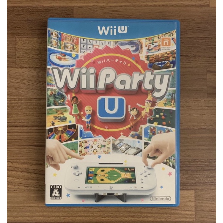 (附水平支架) WiiU Wii U Party 派對U 正版遊戲片 原版光碟 派對遊戲 純日版 二手片 任天堂