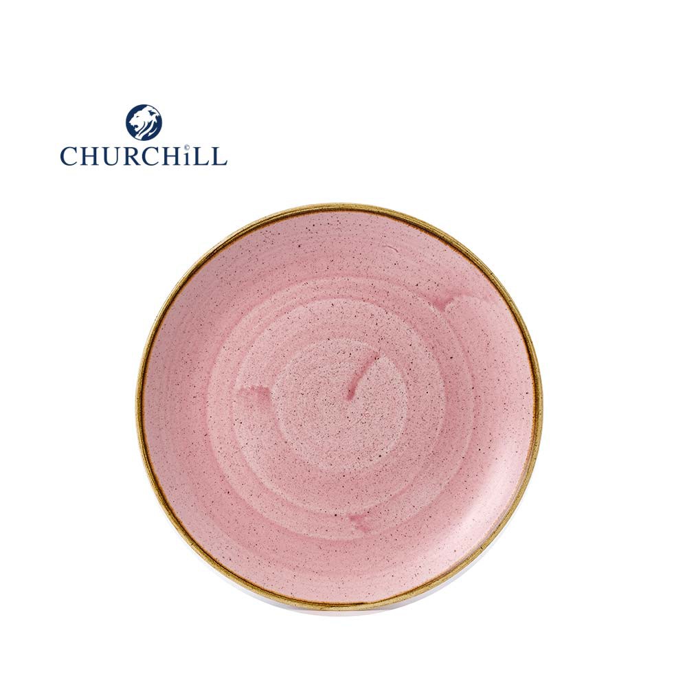 英國CHURCHiLL-點藏系列-粉紅色 26cm 圓形餐盤