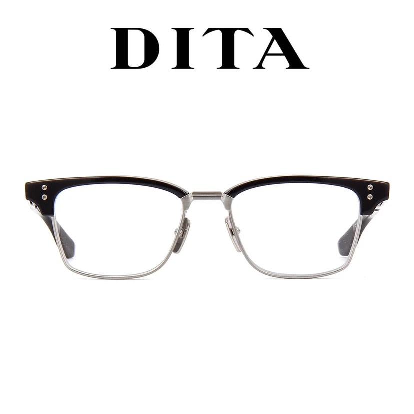 DITA 眼鏡 STATESMAN SIX DTX132 BLK SLV (黑/銀) 經典眉框款 【原作眼鏡】