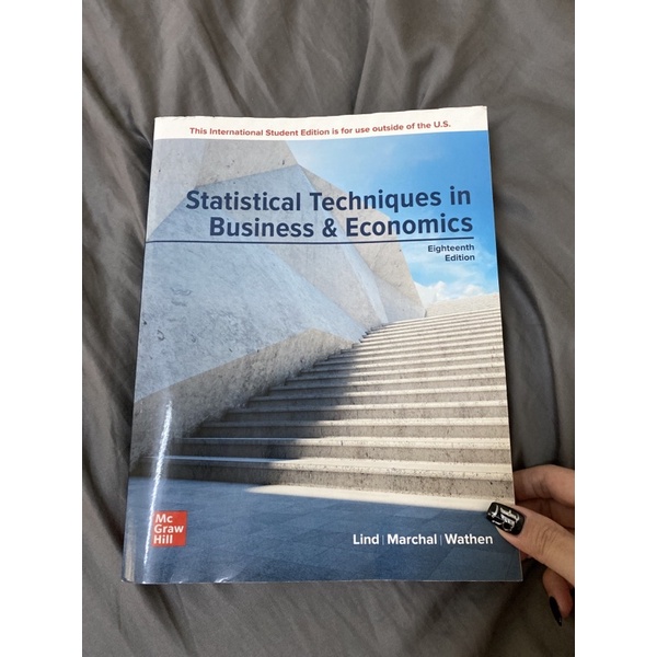 Statistical Techniques in Business &amp; Economics 全新未書寫過