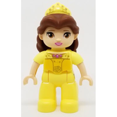 公主樂糕殿 LEGO 樂高 DUPLO 得寶 人偶 全新 迪士尼 10877 貝兒公主 47394pb239 M006