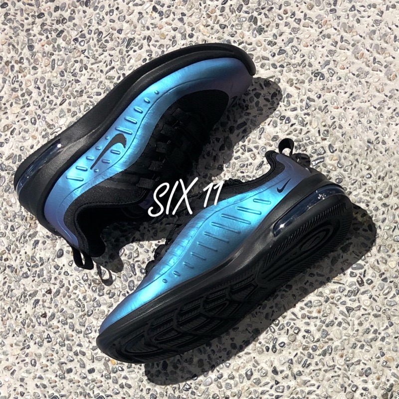 @SIX@NIKE AIR MAX AXIS PREM 黑紫藍 反光 金屬 變色龍 氣墊 男鞋 AA2148-005