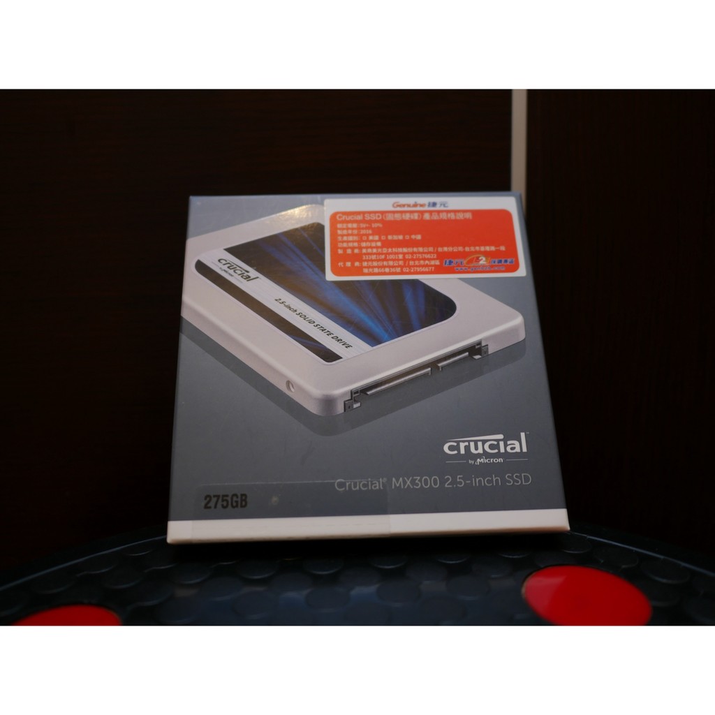 Micron 美光 Crucial MX300 275G B 2.5吋 SSD 固態硬碟