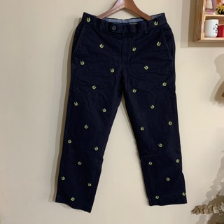 Brooks Brothers 經典 休閒褲 休閒長褲 刺繡 馬蹄 幸運草 學院 IVY 長春藤 美式 復古 刺繡褲