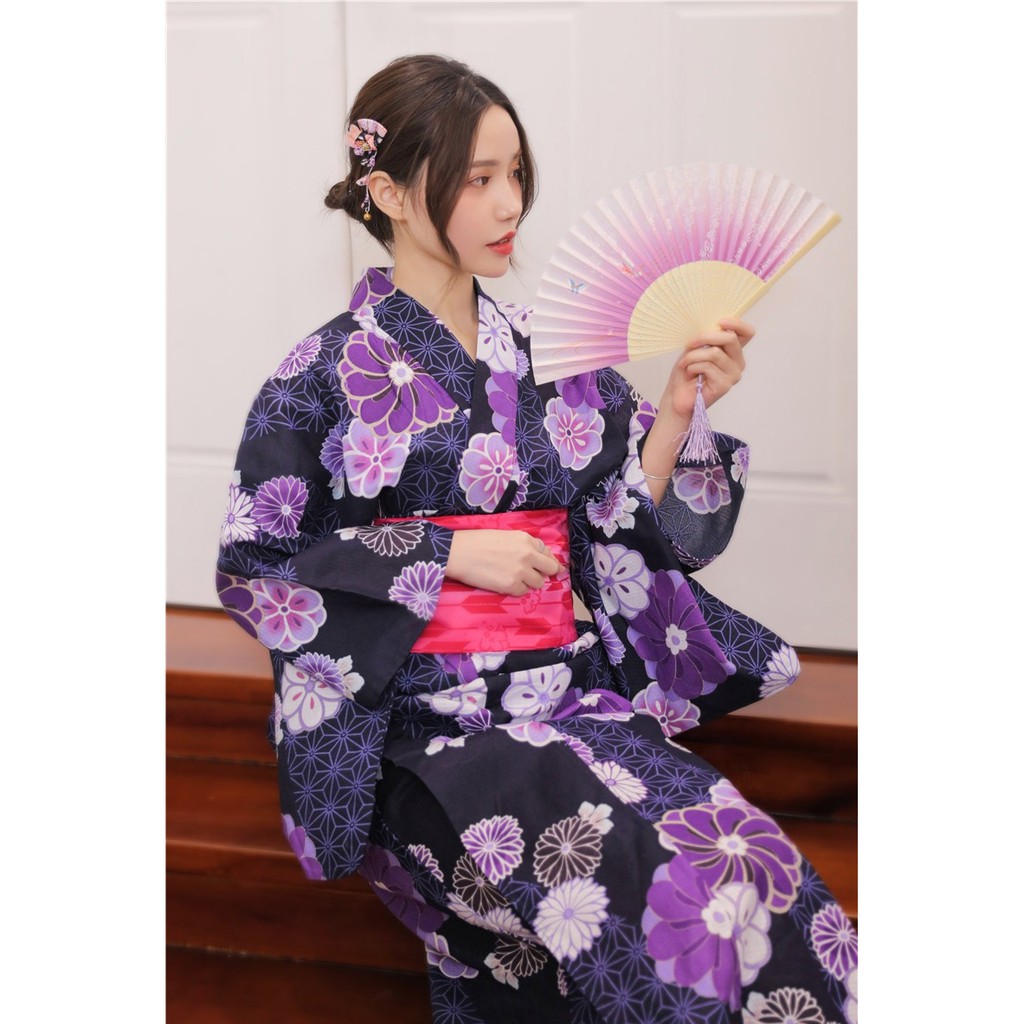 全新日本購回 日本傳統和服浴衣甚平祭典家居服休閒服夏季女性大人 蝦皮購物
