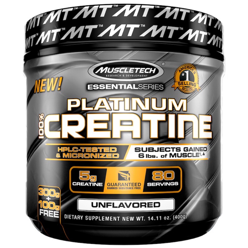 現貨 Muscletech Platinum Creatine 白金版 肌酸 400g