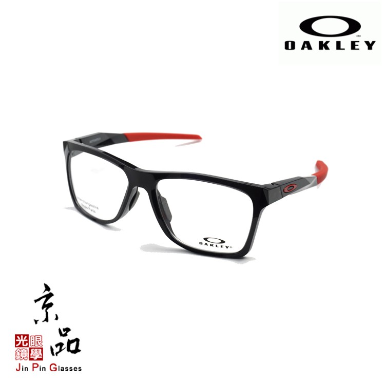 OAKLEY OX8169F 03 55mm 黑框紅腳 Activate 運動眼鏡 台灣經銷商公司貨 JPG京品眼鏡