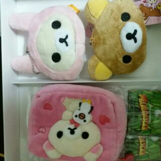 rilakkuma 拉拉熊 懶懶熊 輕鬆熊 掛飾 吊飾 鑰匙圈 三麗鷗 錢包 san-x 水盒 隱形眼鏡盒