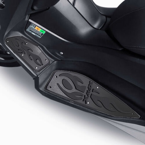 ★BDJ★ 新款火焰紋腳踏板 踏墊防滑 鋁合金摩托車機車改裝XMAX XMAX300 XMAX250 2017 2020