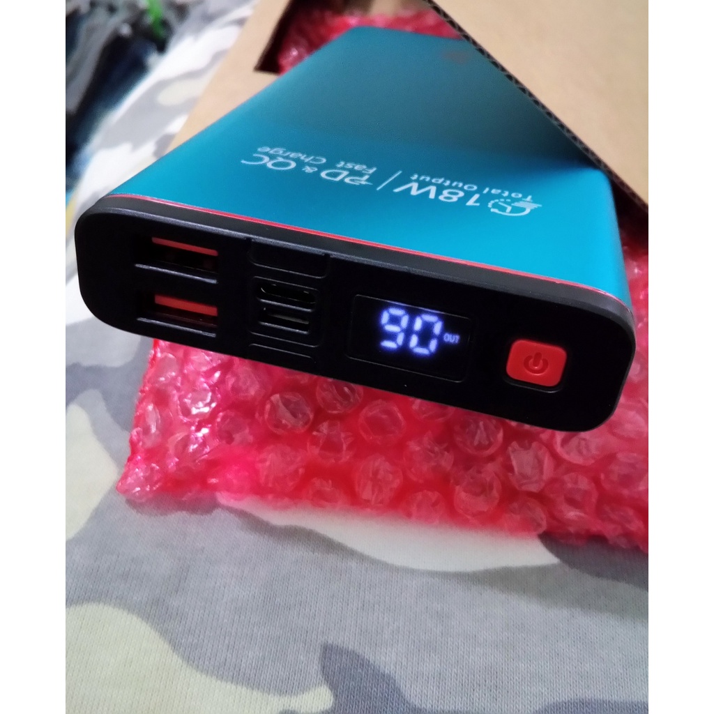 [電量數字顯示 PD3.0 + QC3.0 雙向快充] 20000mAh Hero 行動電源 type-c iphone