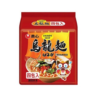 【蝦皮直營特選】韓國農心 香辣海鮮烏龍麵(4入)480g